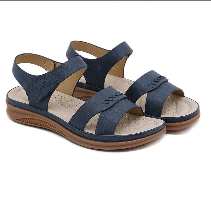 Retro Wedge Sandals for Women, Plus Size Lightweight Casual Summer Heels