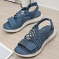 Comfort Sport Sandals, Elastic Strap Lightweight Walking Summer Slides