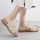 Wide Width Wedge Sandals for Women, Plus Size Retro Casual Comfort Slides