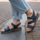 Plus Size Wedge Sandals, Retro Casual Lightweight Summer Slides for Women