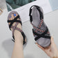 Flat Sport Sandals for Women, Athletic Comfort Durable All-Day Walking Shoes