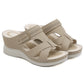 Wedge Sandals for Women, Casual Comfort Open Toe Summer Slides
