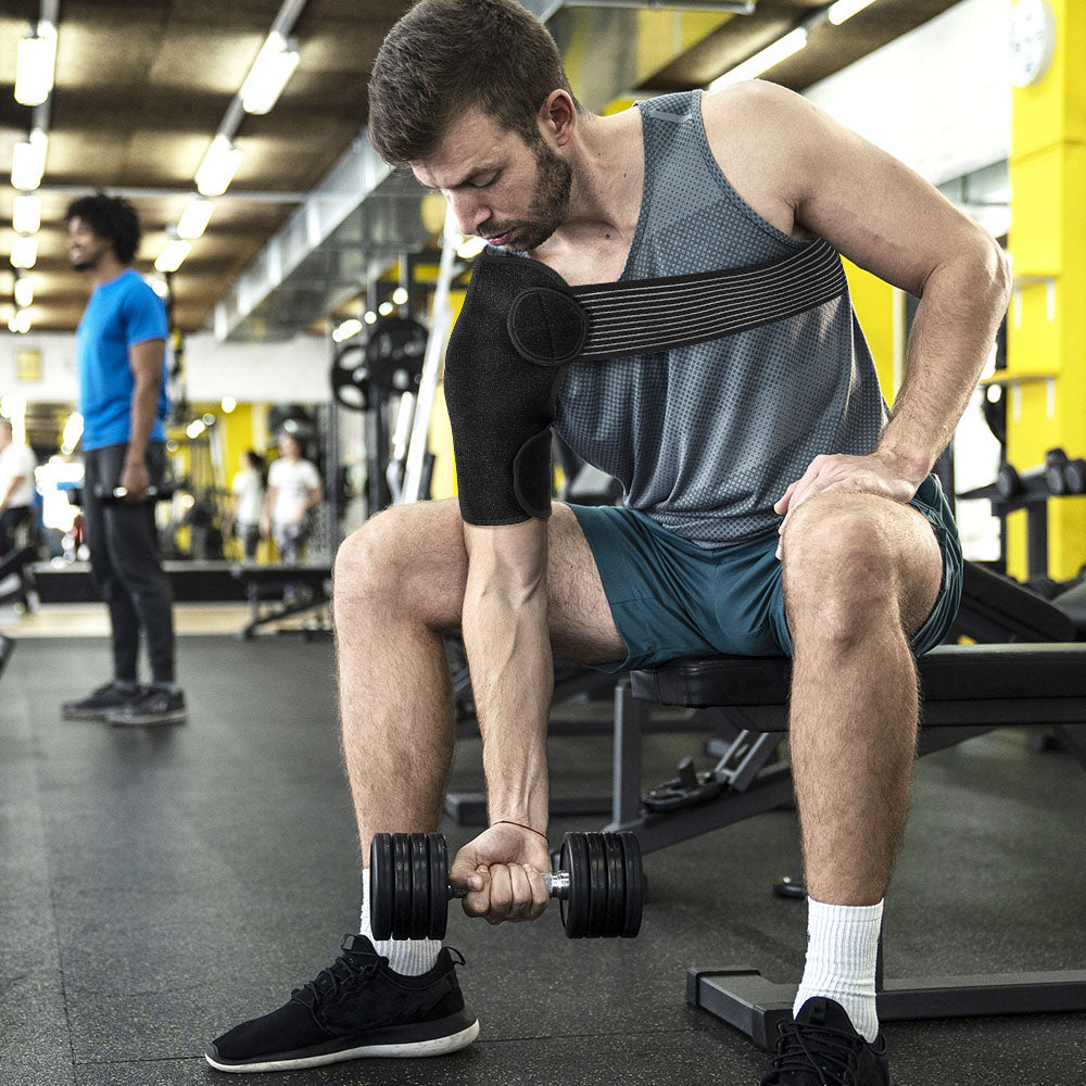 Sports Shoulder Brace: in-wear demonstration
