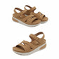 Sport Sandals for Women, Chunky Sole Hook-and-Loop Lightweight Summer Slides