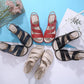 Plus Size Wedge Sandals, Retro Casual Lightweight Summer Slides for Women
