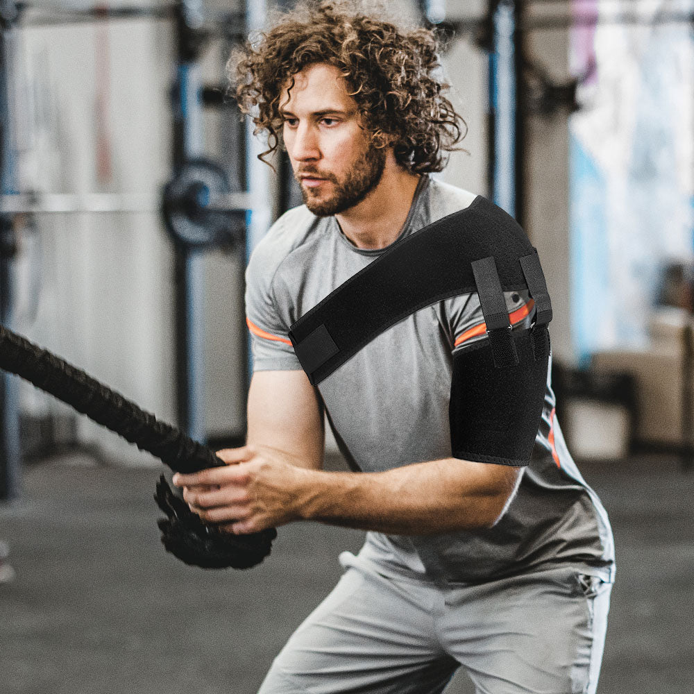 Rotator Cuff Shoulder Brace: closure detail