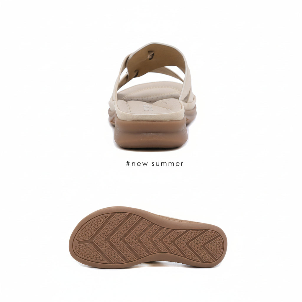 Wide Width Wedge Sandals for Women, Plus Size Retro Casual Comfort Slides