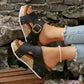 Comfortable Wedge Shoes for Women - Lightweight Slip-On Summer Sandals