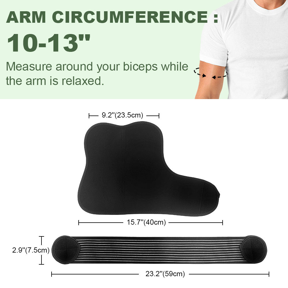 Sports Shoulder Brace: size chart reference