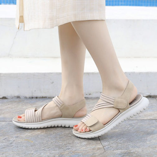 Elastic Strap Sandals for Women, Lightweight Sport Comfort Summer Slides