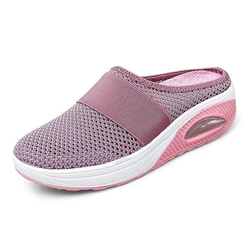 Women Orthopedic Shoes Vintage Breathable Anti-slip Casual Diabetic Shoes