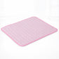 Extra-Large Dog Cooling Mat: plush fabric and stitching detail