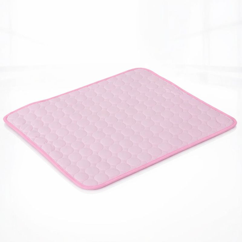 Extra-Large Dog Cooling Mat: plush fabric and stitching detail