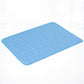 Extra-Large Dog Cooling Mat: sizing reference next to a dog