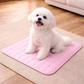 Cooling Dog Bed Mat: dog resting on the bed