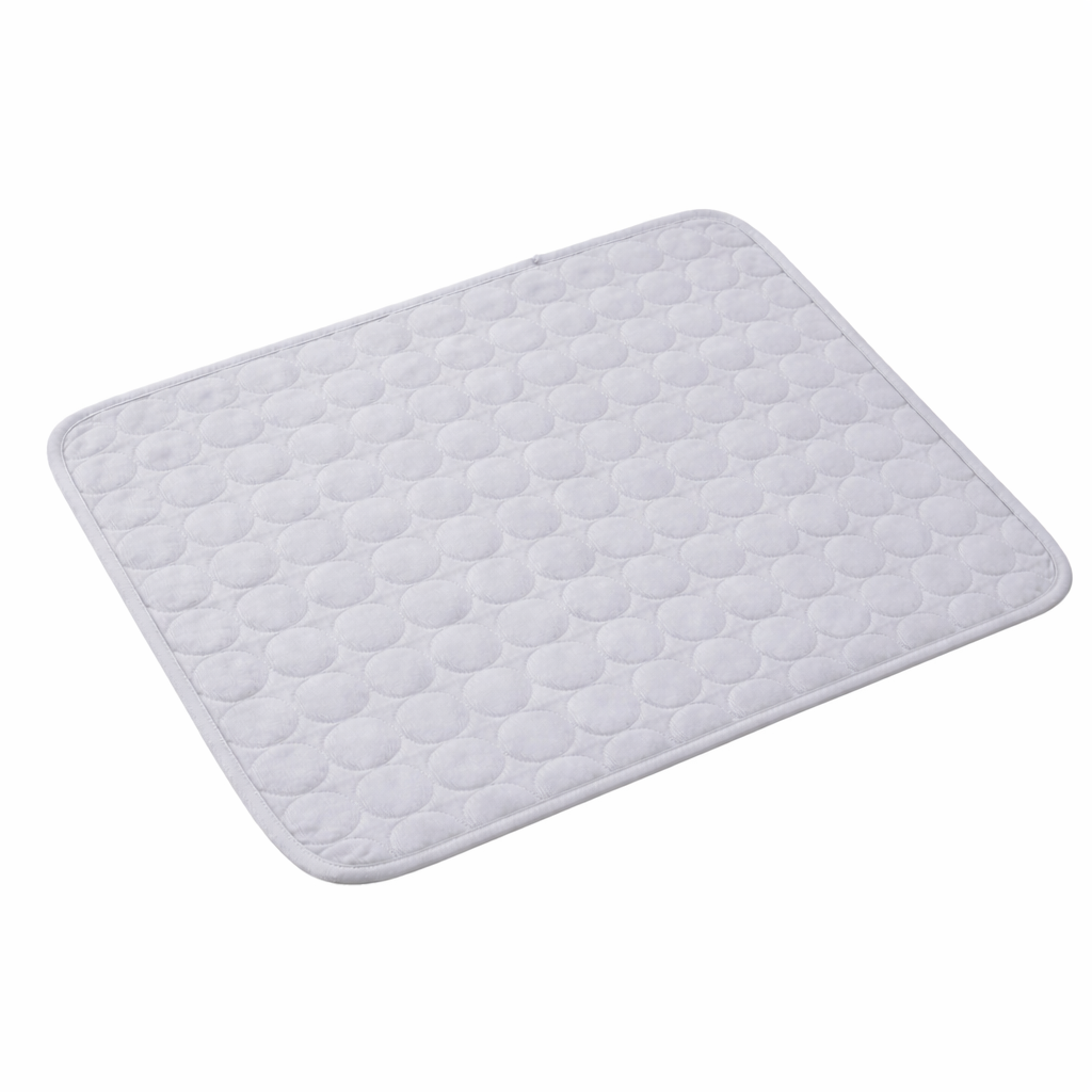 Cooling Dog Bed Mat: paw and head support detail