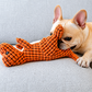 Indestructible Plush Dog Toy: inside parts and pieces