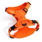 Reflective Adjustable Outdoor Dog Harness: D-ring and leash attachment view