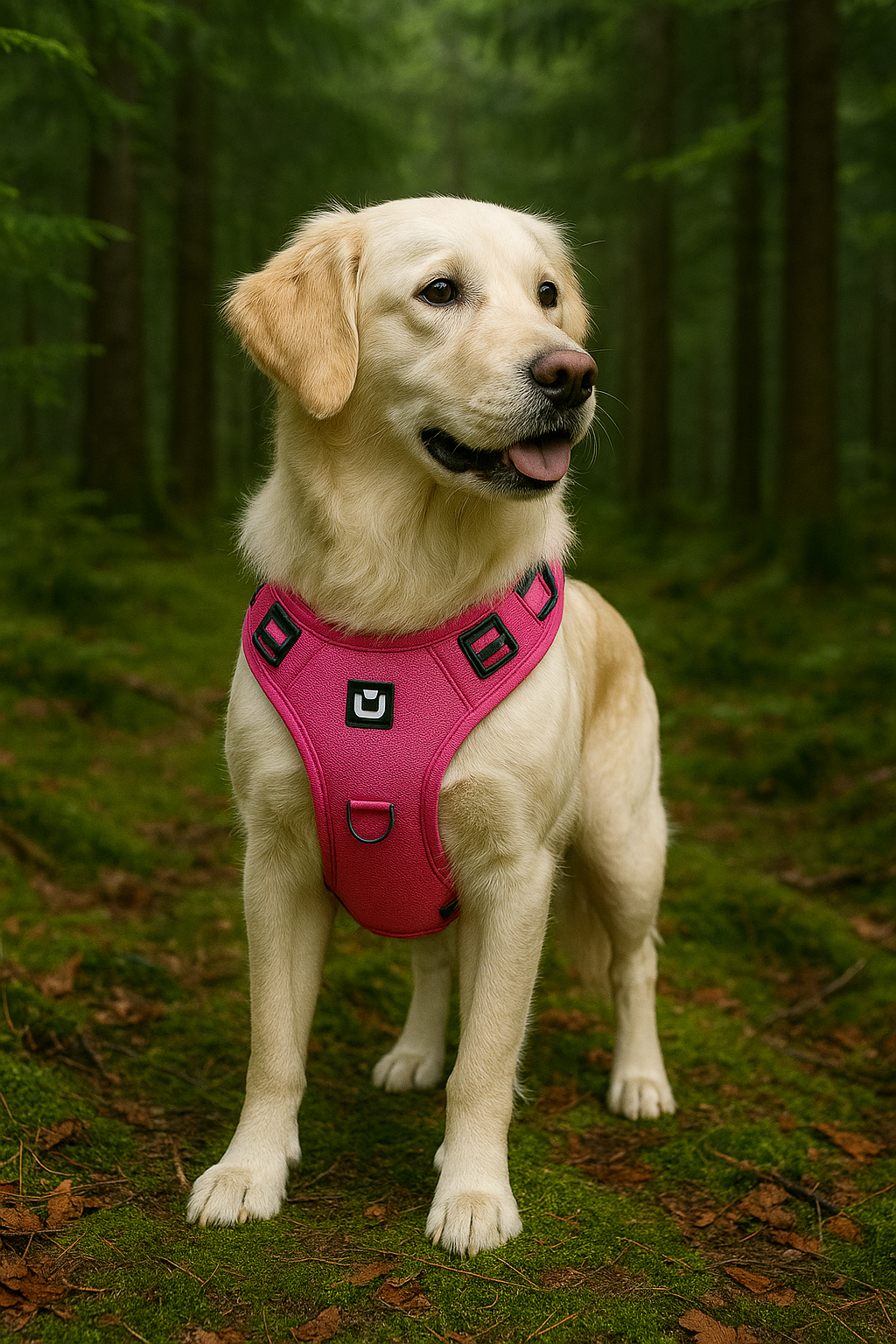 Comfort Control No Pull Dog Harness: top handle close-up