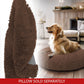 Cloud K9 Chenille Dog Bed Cover: top-down view