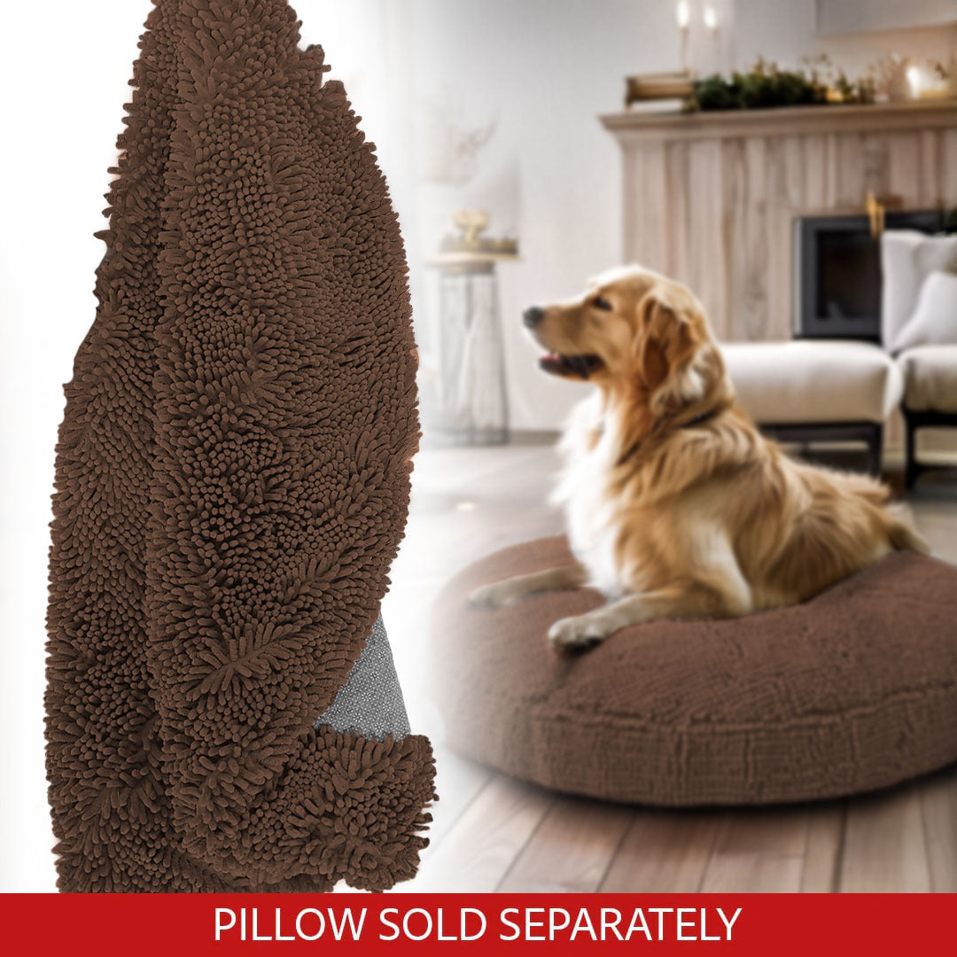 Cloud K9 Chenille Dog Bed Cover: top-down view