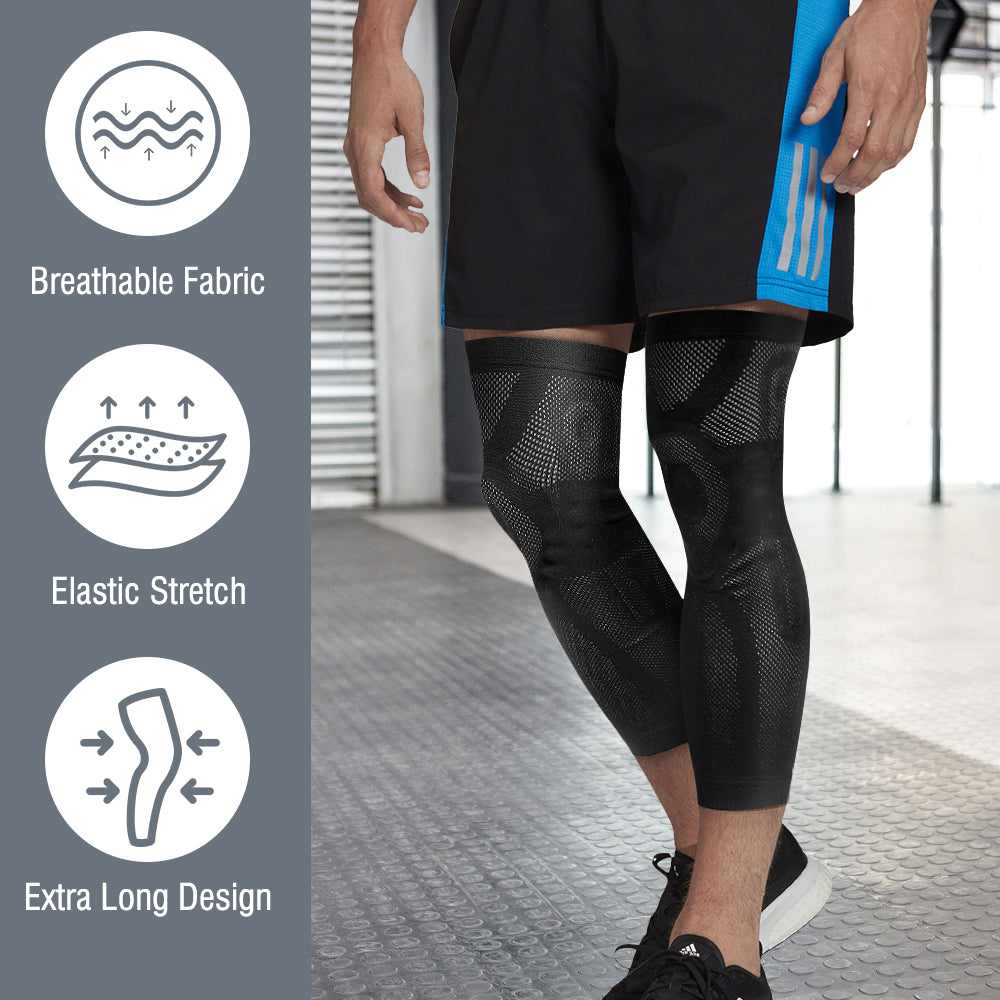 Football Knee Sleeves: size chart reference