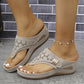 Platform Sandals for Women - Comfortable Wedge Flip Flops