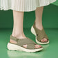 Orthopedic Walking Sandals for Women, Thick Sole Velcro Arch Support Slides