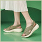 Orthopedic Walking Sandals for Women, Thick Sole Velcro Arch Support Slides