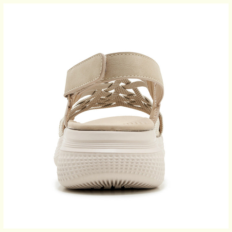 Chunky Sandals for Women, Elastic Band MD Outsole Lightweight Summer Slides