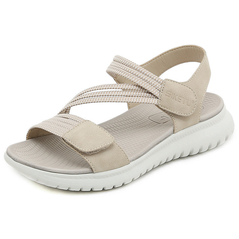 Elastic Strap Sandals for Women, Lightweight Sport Comfort Summer Slides