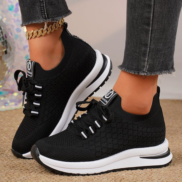 Walking Shoes for Women - Breathable Mesh Sneakers with Arch Support