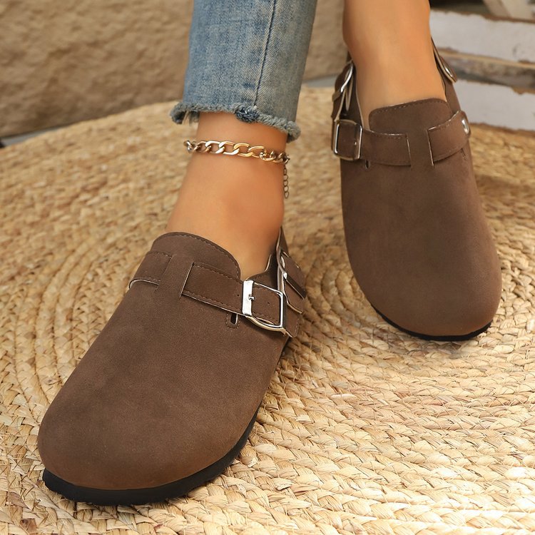 Closed-Toe Sandals for Women - Comfortable Back Strap Clogs with Arch Support