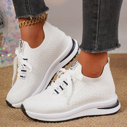 Walking Shoes for Women - Breathable Mesh Sneakers with Arch Support