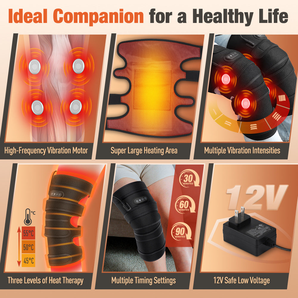 Heated Vibration knee pads