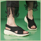 Orthopedic Walking Sandals for Women, Thick Sole Velcro Arch Support Slides