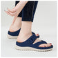 Sport Platform Sandals for Women, Ventilated Cutout Summer Walking Slides