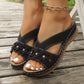 Lightweight Wedge Slide Sandals for Women - Comfortable Platform Summer Slippers