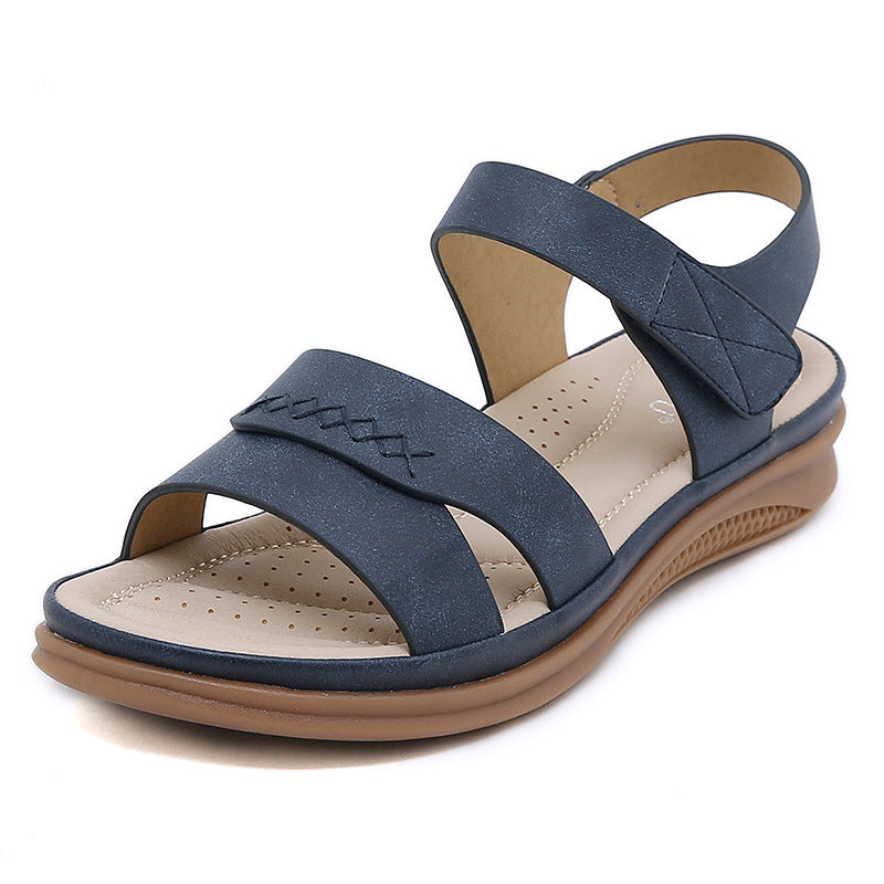 Retro Wedge Sandals for Women, Plus Size Lightweight Casual Summer Heels