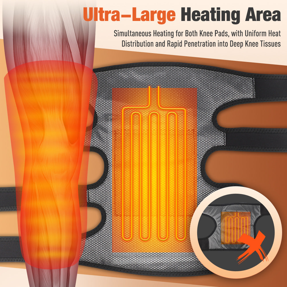 Heated Vibration knee pads
