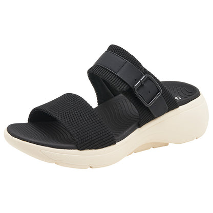 Sport Flip Flops for Women, Thick-Soled Non-Slip Lightweight Summer Slides