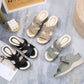 Wedge Beach Sandals for Women, Casual Summer Open Toe Walking Slides