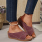 Comfortable Wedge Shoes for Women - Breathable Lightweight Summer Slides