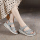 Sport Sandals for Women, Chunky Sole Hook-and-Loop Lightweight Summer Slides
