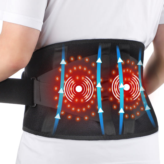 Red Light Therapy Heating Massage Belt