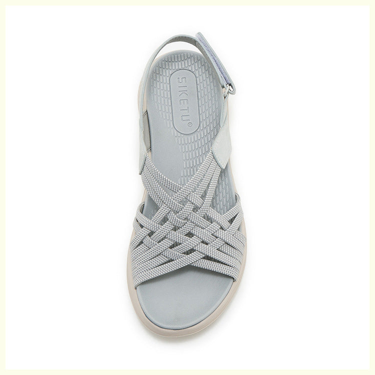 Chunky Sandals for Women, Elastic Band MD Outsole Lightweight Summer Slides