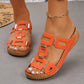 Platform Wedge Sandals for Women - Comfortable Summer Slides with Cushioned Footbed