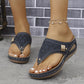 Platform Sandals for Women - Comfortable Wedge Flip Flops