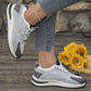 Walking Shoes for Women - Breathable Mesh Sneakers with Arch Support