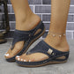 Platform Sandals for Women - Comfortable Wedge Flip Flops